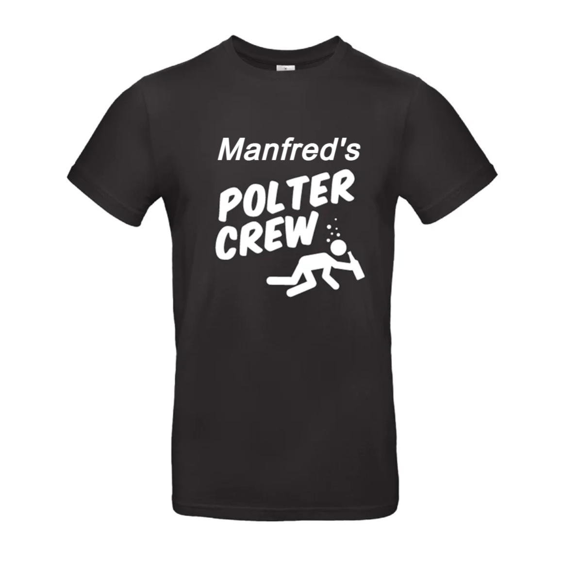 Poltershirt "Poltercrew", schwarz