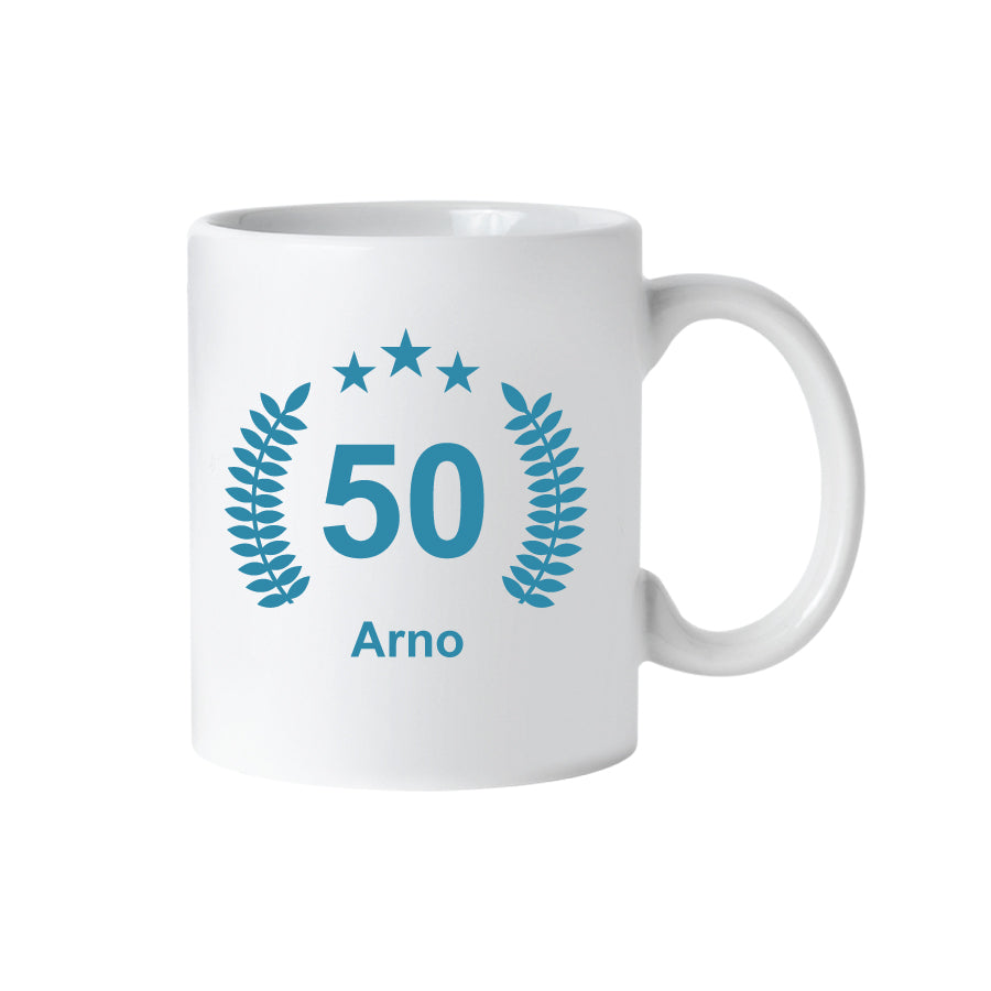 Tasse Geburtstag, blau
