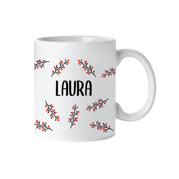 Tasse Mistelzweig personalisiert