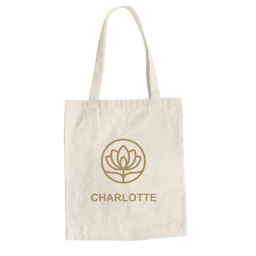 Baumwolltasche Mandala Lotusblume Yoga personalisiert