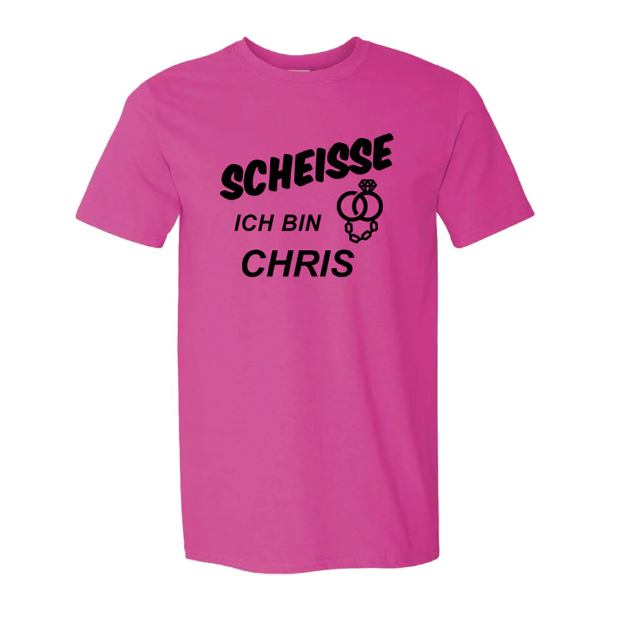 Poltershirt "Scheisse, ich bin..", pink