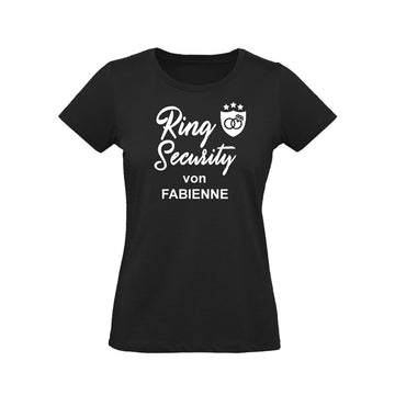 Poltershirt "Ring Security", schwarz, Damen