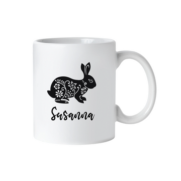 Tasse Hase mit Name