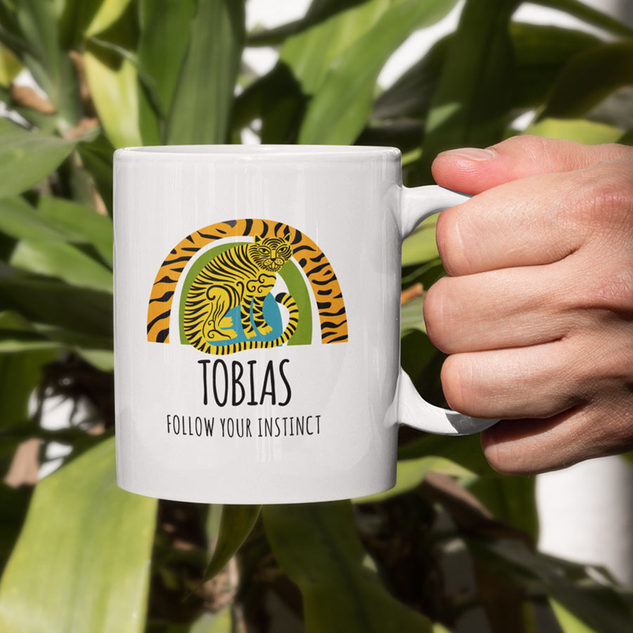 Tasse Regenbogen Follow Your Instinct