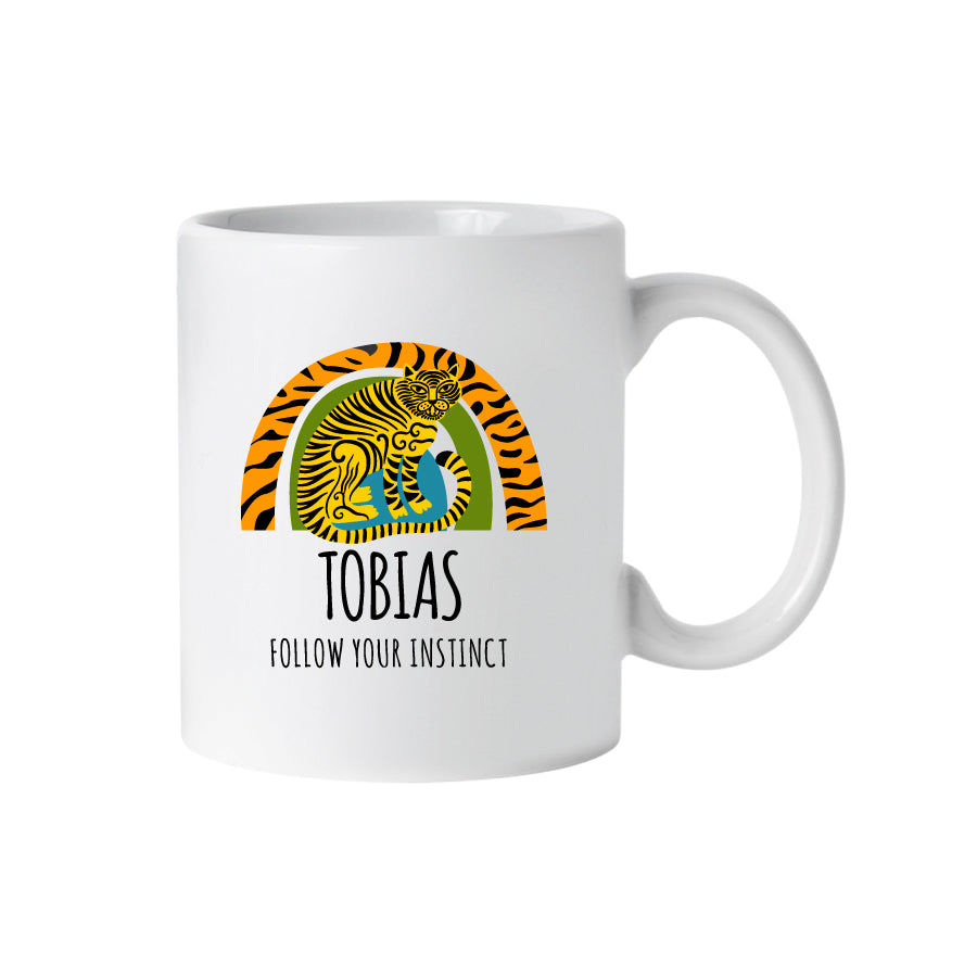 Tasse Regenbogen Follow Your Instinct