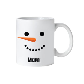 Tasse Schneemann mit Namen